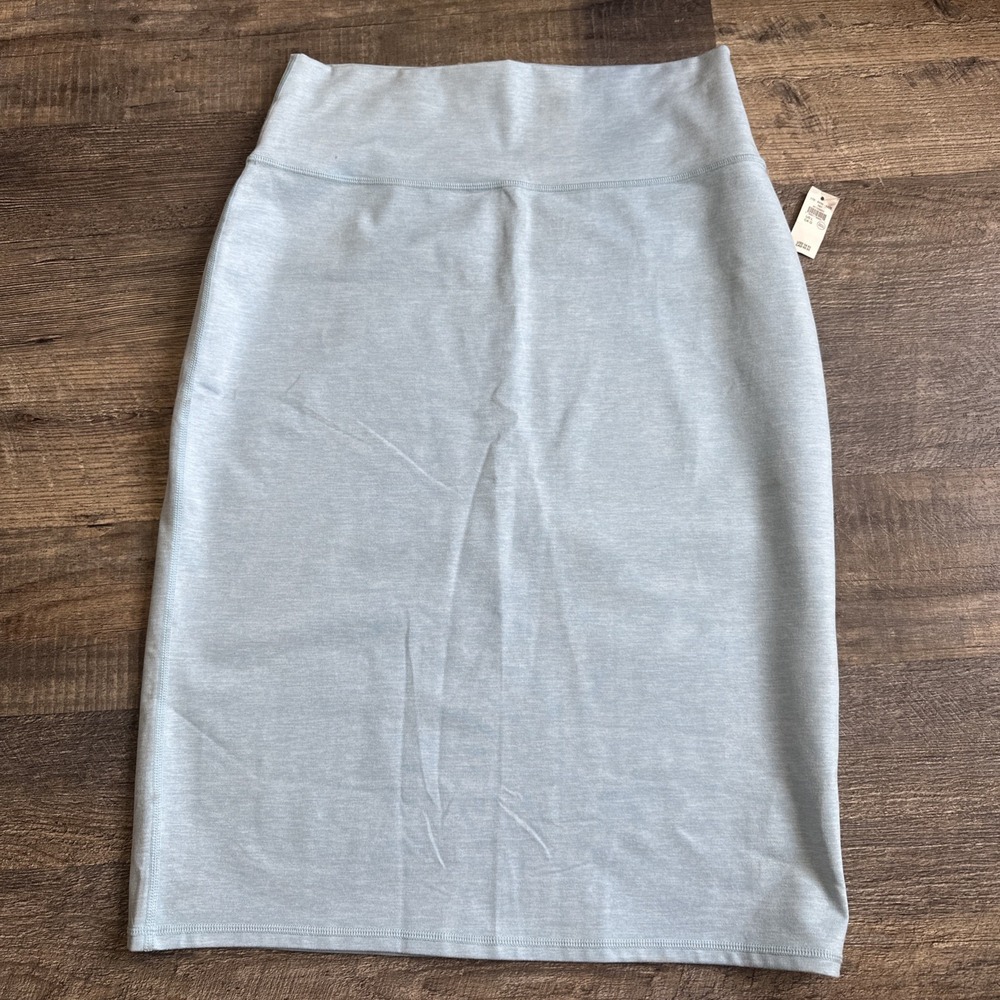 OFFLINE By Aerie Women's Divine Blue The Hugger Midi Skirt Large NWT